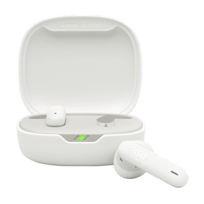 JBL VIBE FLEX 2 Bele Brezžične Slušalke