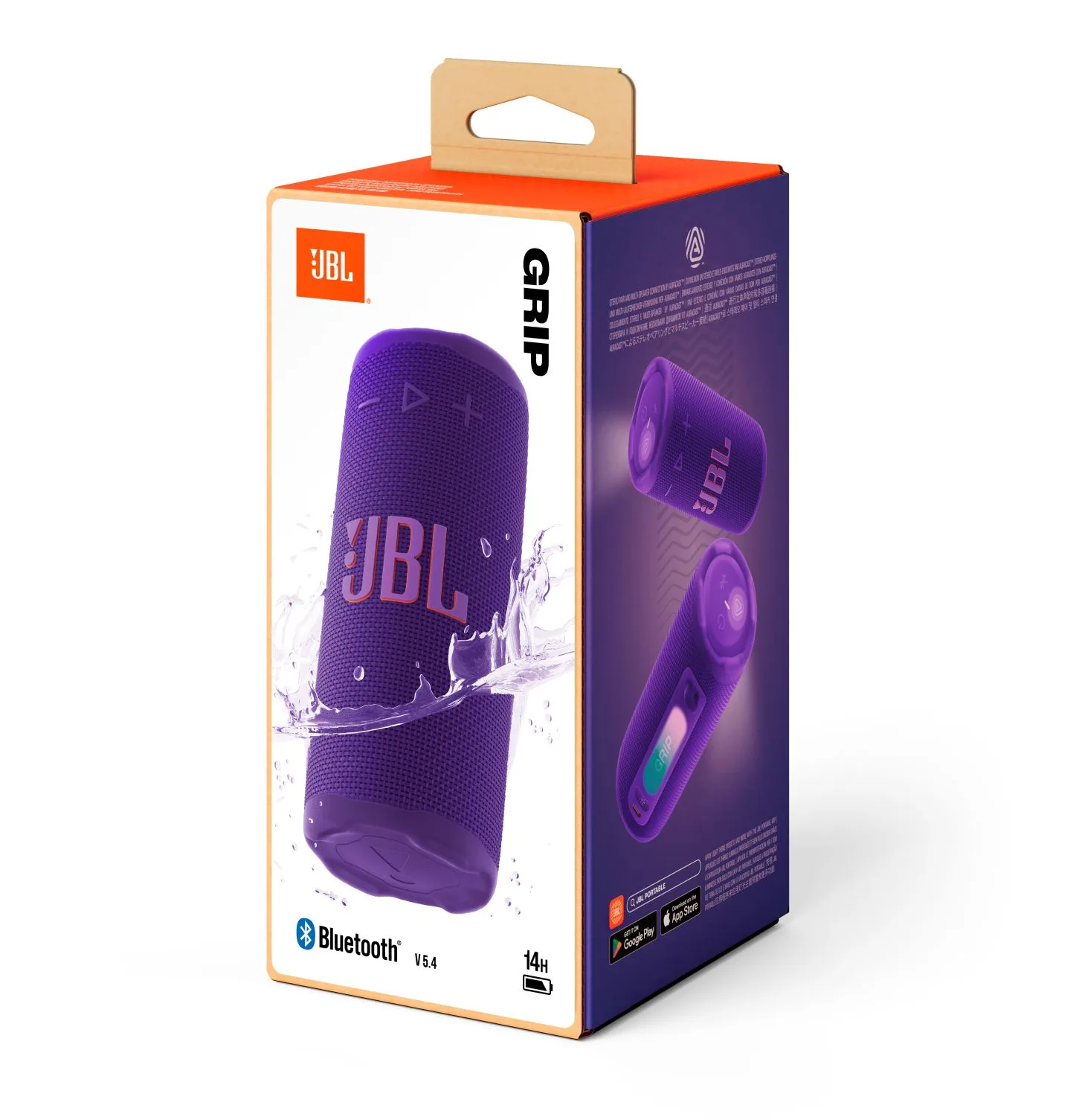 JBL GRIP Purple eko škatla razgradljiva
