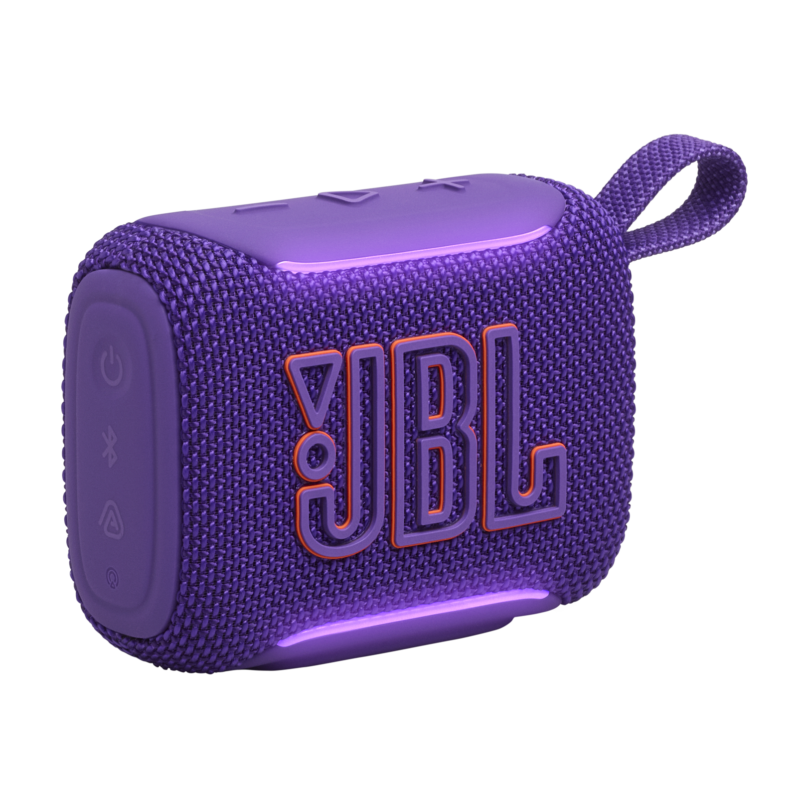 JBL Go 5 vijoličen z ambientno robno osvetlitvijo