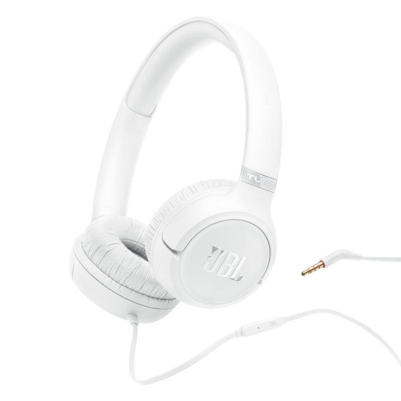 JBL Tune 530 bele žične slušalke