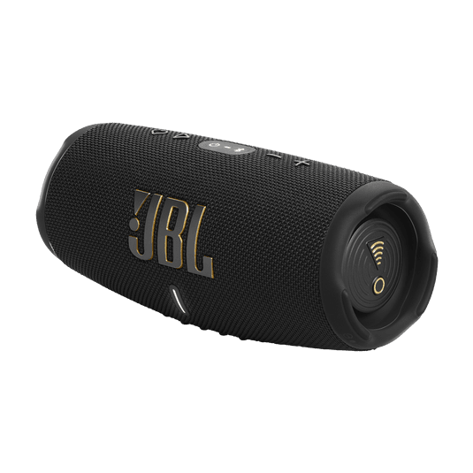 JBL Charge 5 Wi-Fi črn prenosni zvočnik glavni pogled