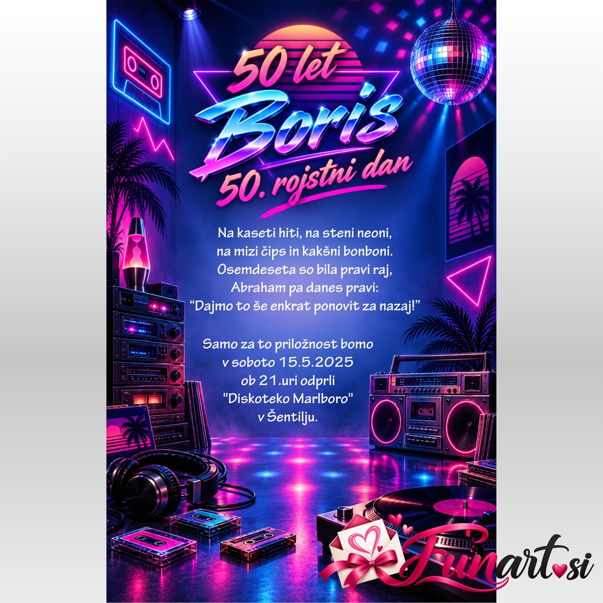 Vabilo 50 let - Disco 1