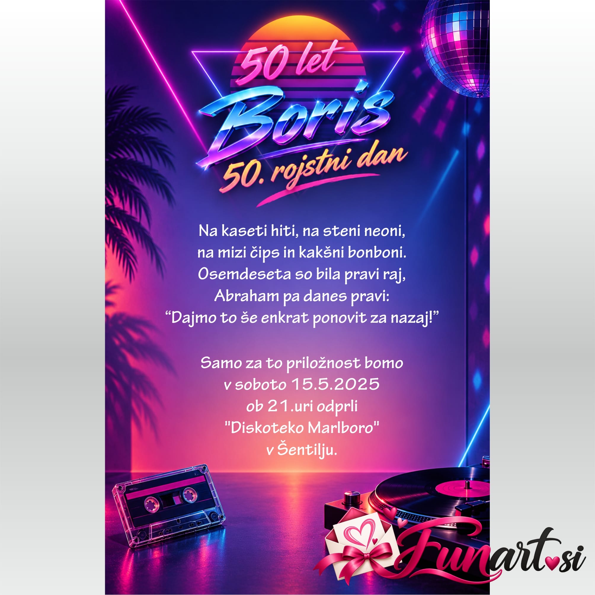 Vabilo 50 let - Disco 3
