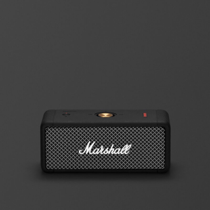 Marshall Emberton Black & Brass prenosni Bluetooth zvočnik