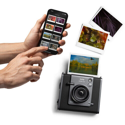 Fujifilm instax WIDE Evo Black hibridni fotoaparat