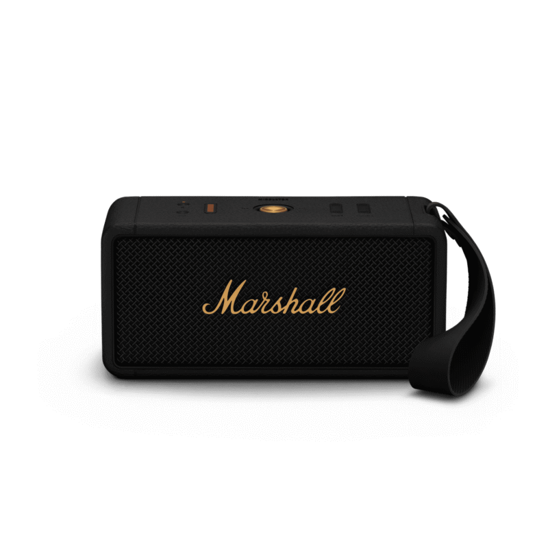 Marshall Middleton črno-zlat prenosni Bluetooth zvočnik